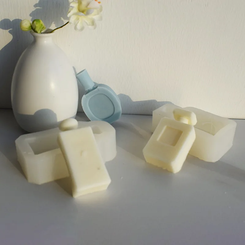 Description Picture 6 of itemPerfume Bottle Modeling Candle Mold DIY Handmade Aromatherapy Soap Candle Mold Home Plaster Handicraft Candle Making Mold