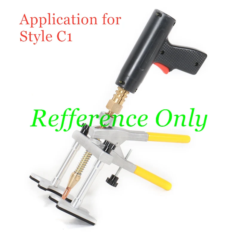 2pcs Spot Electrodes for Metal Dent Quick Puller Spot Welding Pulling Unit Car Body Repair Tool Small Levelling Bar Lifter