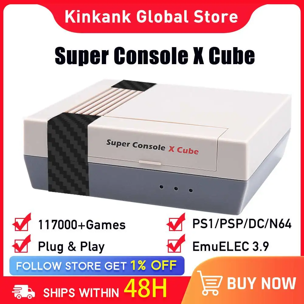 Super Console M8 500Go – 100 000 Jeux, 70 émulateurs (DC/MAME/SS/NAOMI), 4K