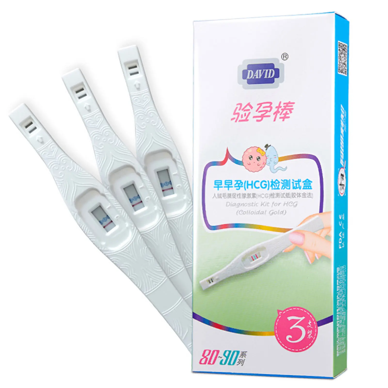 3pcs Early Pregnancy Test Pen For Women Rapid Detectionover 99% Accuracy Home Easy To Use HCG Testing Stick Urine Measuring Kit 3pcs early pregnancy test pen for women rapid detectionover 99% accuracy home easy to use hcg testing stick urine measuring kit