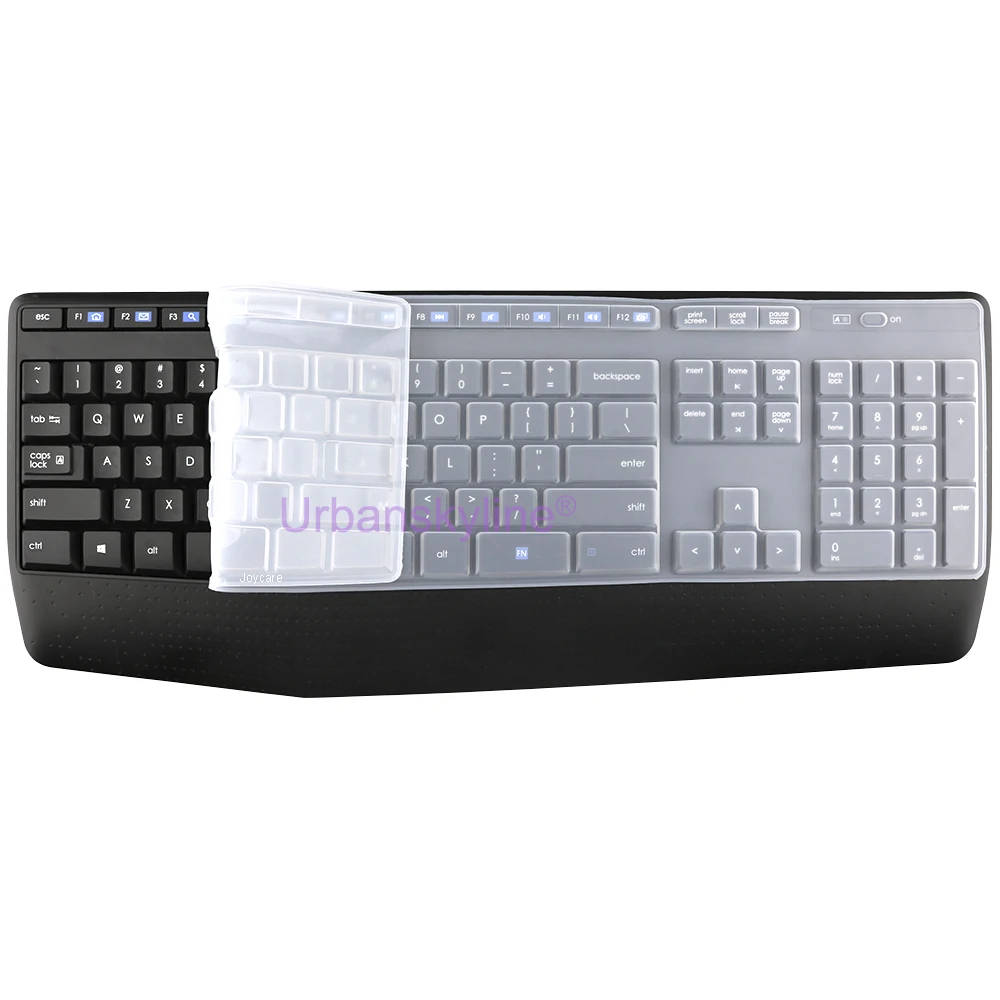 Silicone Protective Keyboard Cover Skin - Black/Clear/Pink