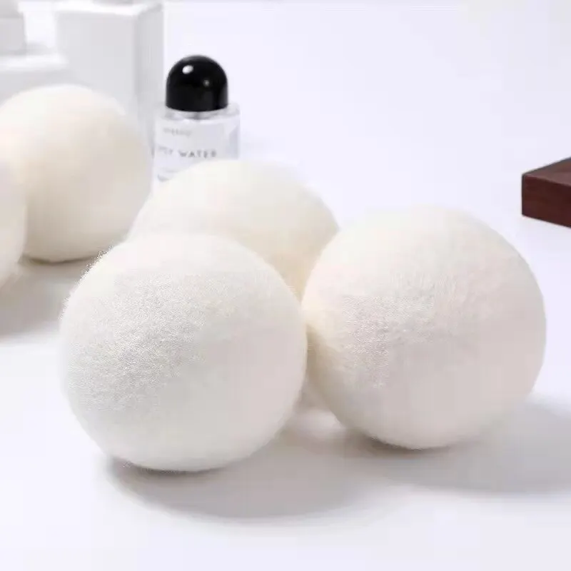 Wool Dryer Balls 3/4/5cm Fleece Dry Kit Ball Reusable Softener Laundry Washing Machine Accessories Home Washing
