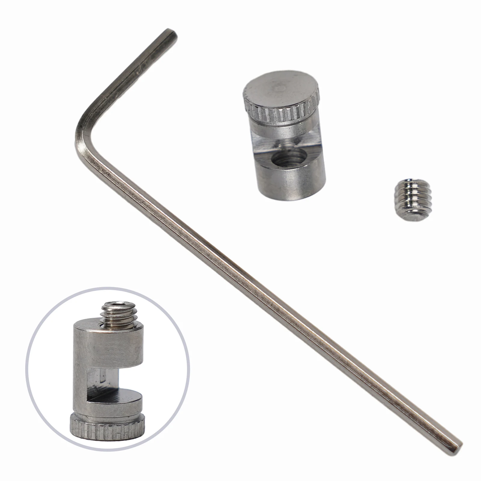 3PCS 110 Thumb Stud Push Cutter Button 416 Stainless Steel 110 Screw Pusher Screw Replacement Outdoor&Camping Tool Accessories