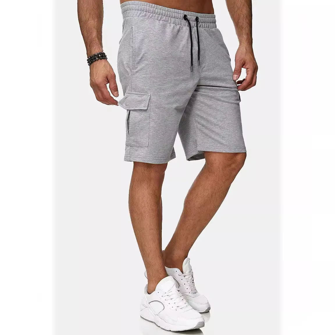New Fashion Mens Gym Training Shorts Men Sports Casual Clothing Fitness Workout Running quick-drying Workwear Shorts Athletics