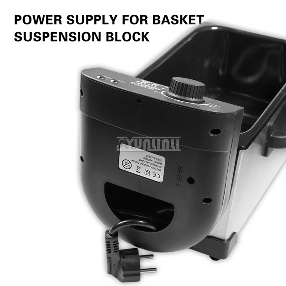 3L Automatic Electric Fryer 2000W Household Multifunctional Frying Machine Cooking Pot BBQ Tool 5