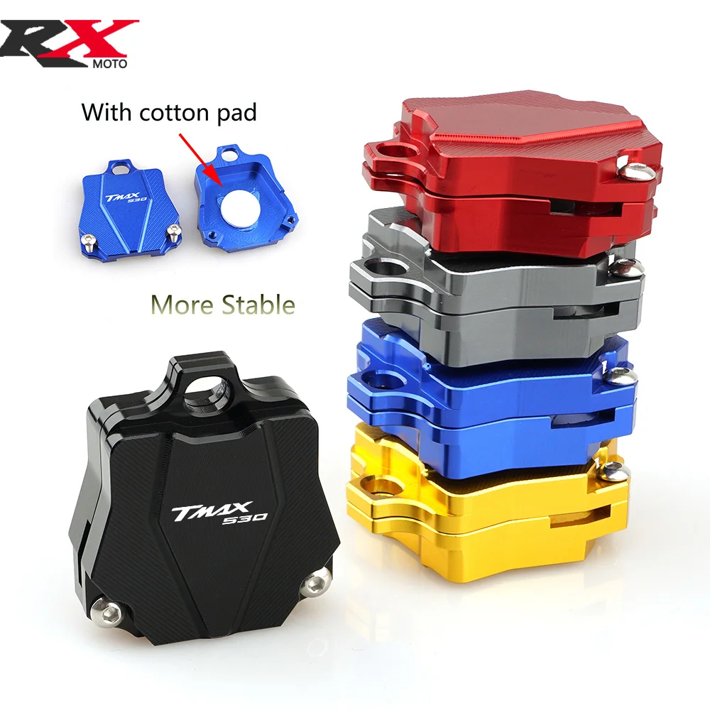 

For Yamaha Tmax 530 Tmax530 Key Cover Case Shell Protection & Embroidery Badge Keyring Keychain Motorcycle Accessories