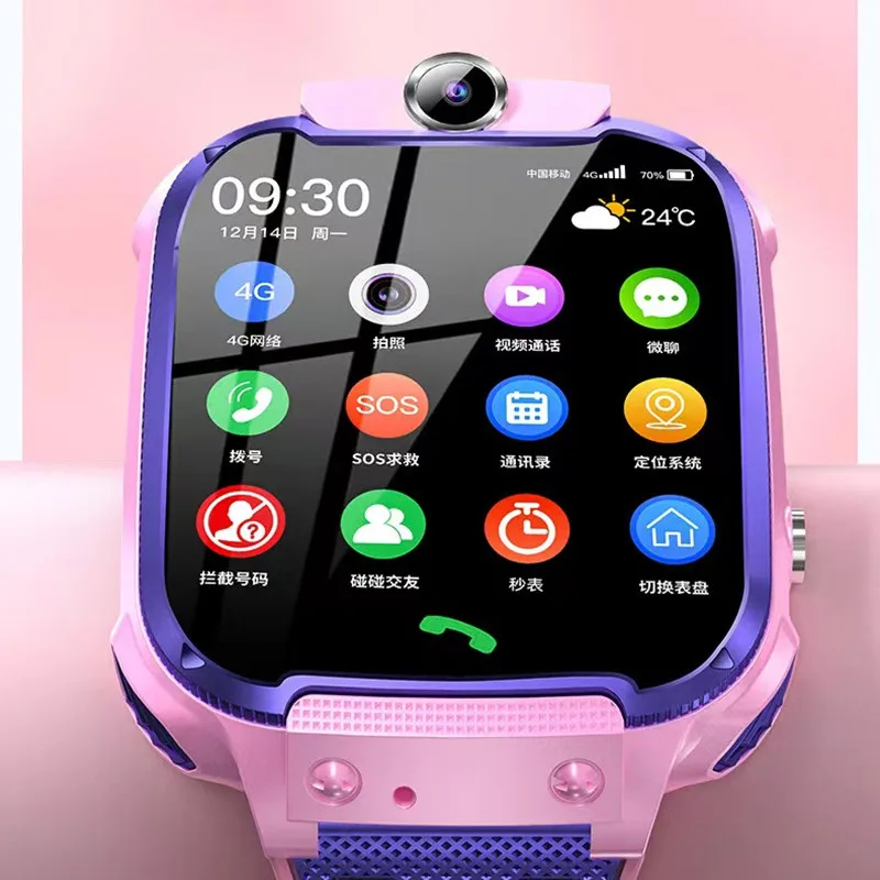 4G Kids Smart Watch Sos Location Camera Bambini Cellulare Smartwatch Vocale Con Sim Card Smart Watches Per Bambini Reloj