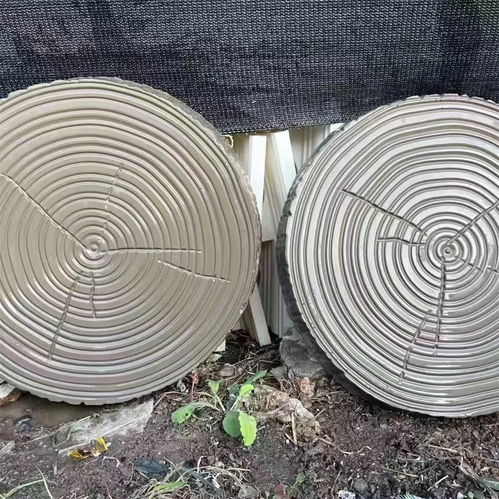Circular mold stepping stone paving garden villa lawn stepping stone slab garden courtyard prefabricated component mold