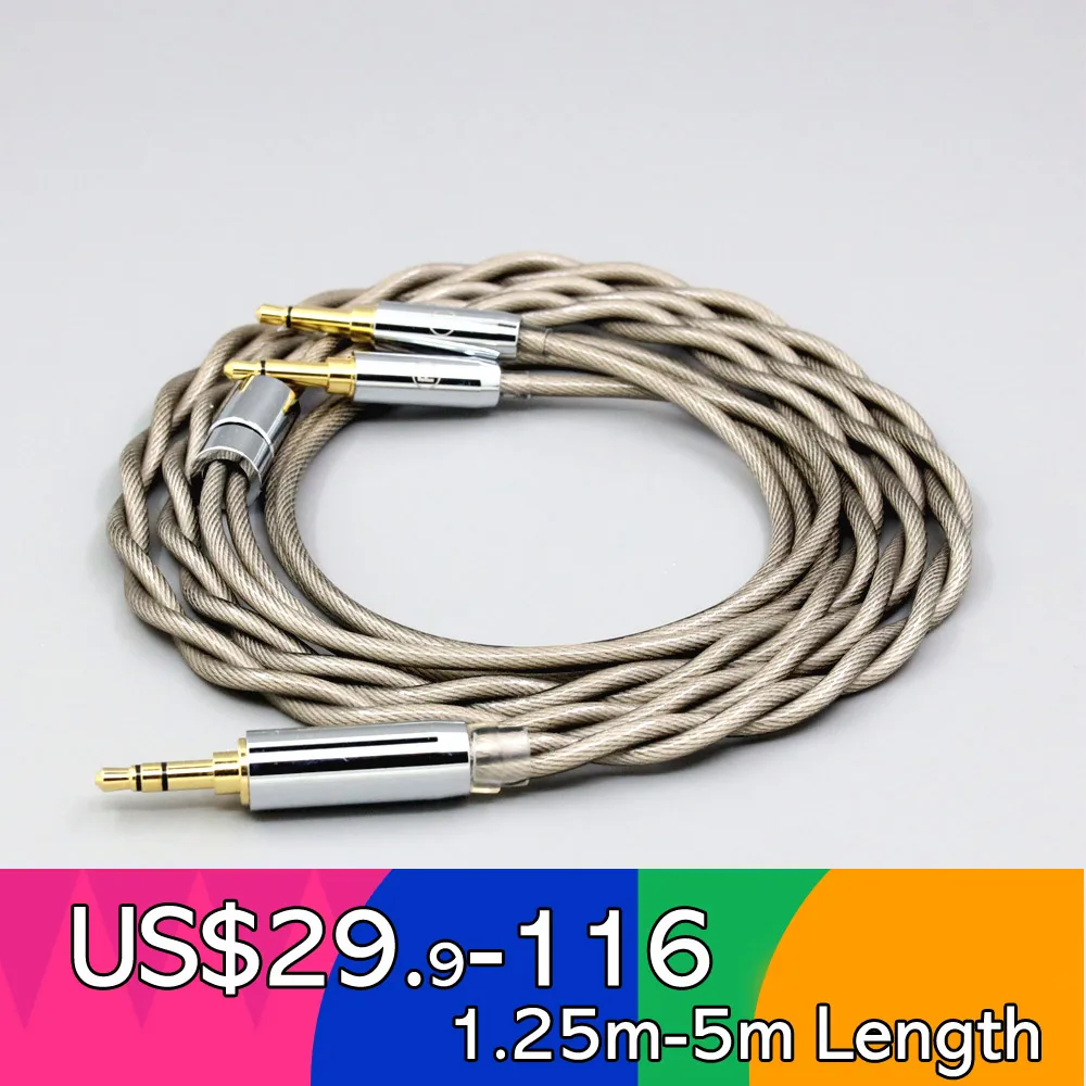 

Type6 756 core 7n Litz OCC Silver Plated Earphone Cable For ONKYO SN-1 JVC HA-SW01 HA-SW02 McIntosh Labs MHP1000 LN007842