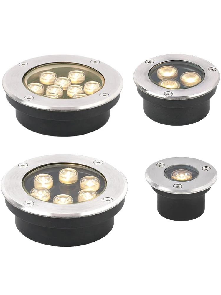 Outdoor Waterproof Garden Spot 220v LED Underground Light Stairs Deck Lights Outdoor Terrace Spot Led Landscape Lighting