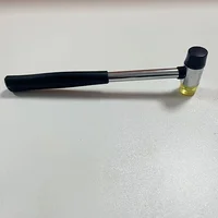 20mm Versatile Rubber Hammer - Soft-Touch Dual-Face for Leather Crafting, Comfort-Grip Handle, Ideal for DIY Handheld Projects & 2