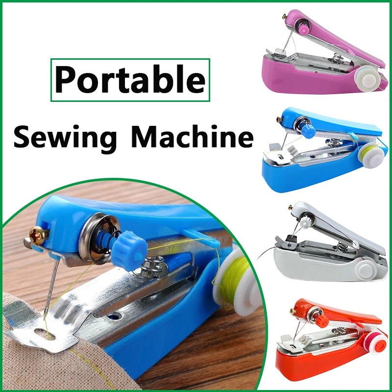 Portable Manual Sewing Machine for DIY Fabric Sewing