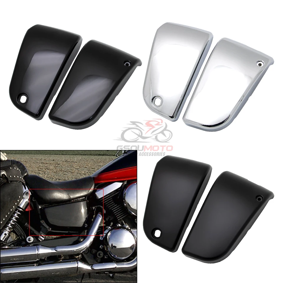 ABS Plastic Battery Covers Newsmarts Kawasaki Vulcan 900 Battery Side  Covers - ABS Plastic Chrome Fairing Caps 2006-2020 Kawasaki Vulcan Vn900  Battery Cover Fairing Caps Chrome, image size:960x960