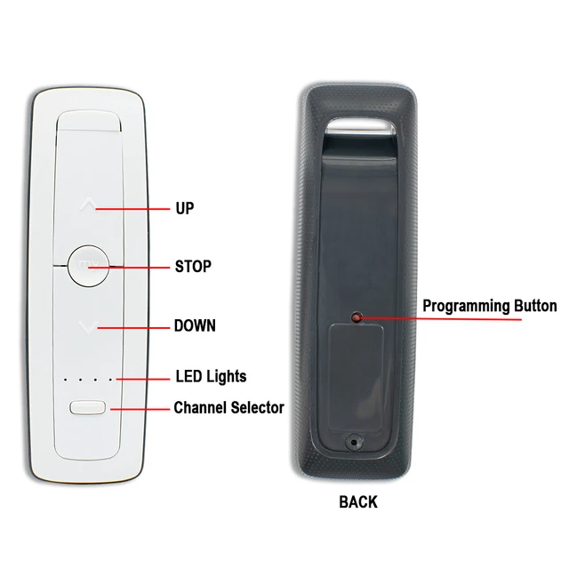 1pc-10pcs Compatible with TELIS 1 4 PURE 433.42MHz Curtain Remote Control 5 Channel Window Handheld Transmitter Opener 3