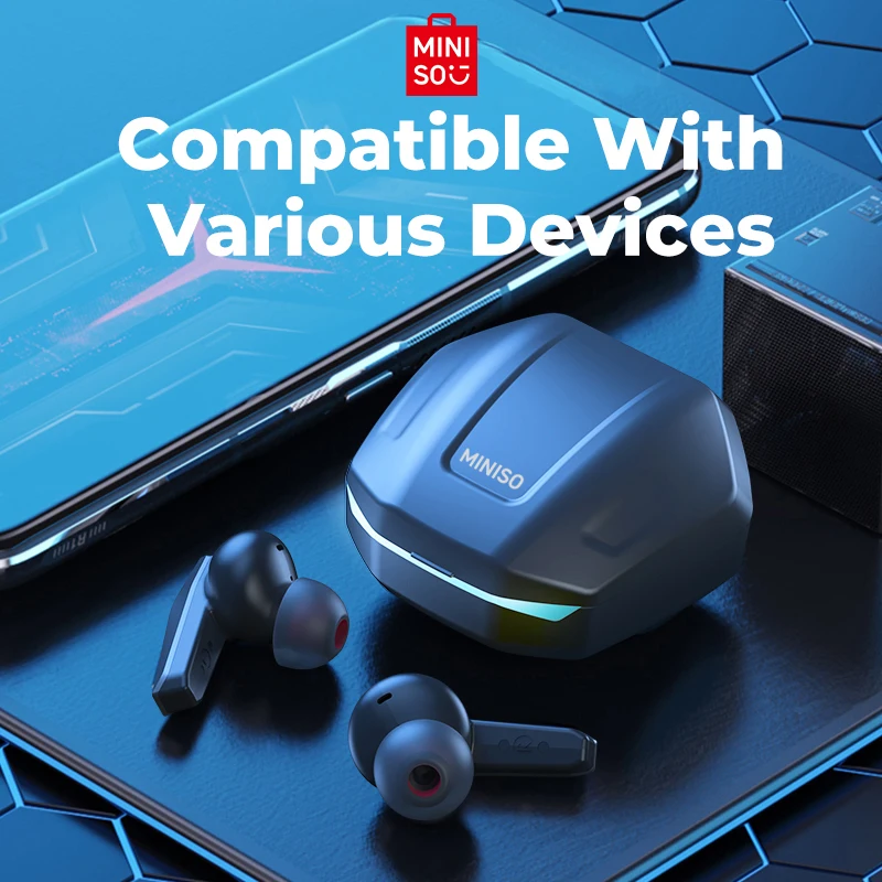 MINISO-auriculares inalámbricos GM2 PRO para videojuegos, cascos