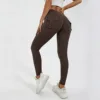 Leggings de sport 2026 pour femme avec poches, taille haute, effet push-up, pour yoga et entraînement, effet seconde peau, XP89