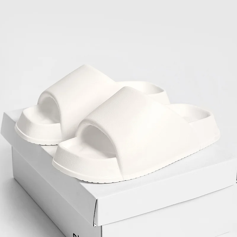 Woman Sandals Shower slippers Woman Thick Platform Home Slippers Fashion Non-Slip Bathroom Slides Summer Soft Flip Flops_voghion.com