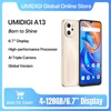 UMIDIGI A13 Smartphone Global Version Unisoc T610 4GB 128GB 20MP AI Triple Camera 6.7 "Full Display 5150mAh Battery Cellphone 1