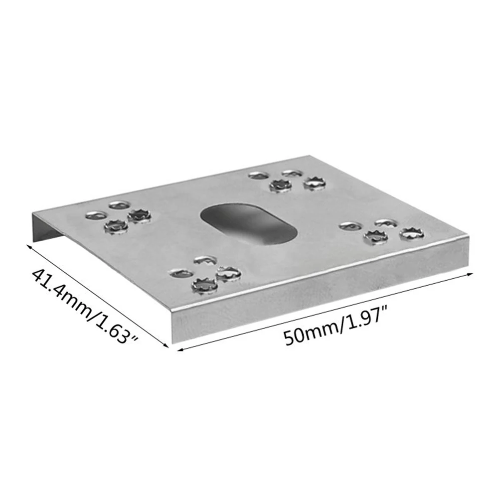 Photovoltaic Grounding Plates - C-Shaped Steel Conductive Sheets for Solar Power Installation (50-Pack)
