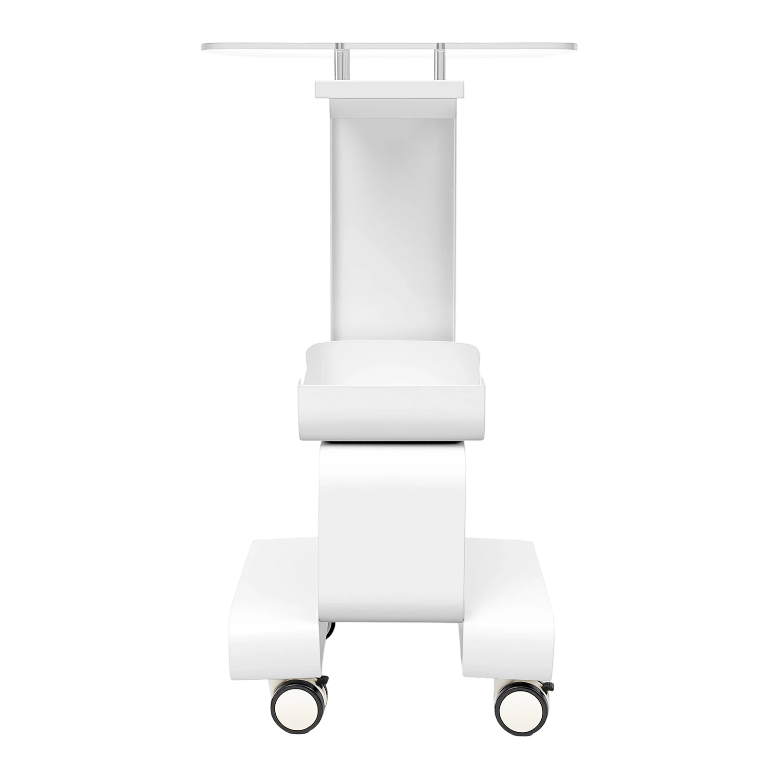 Beauty-Salon-Trolley, 30 Zoll Metallwagen, 15 kg Tragkraft, Acryl-Aufbewahrungskorb für Salon, Spa, Zuhause, Ästhetik-Werkzeugorganisation – Detail 18