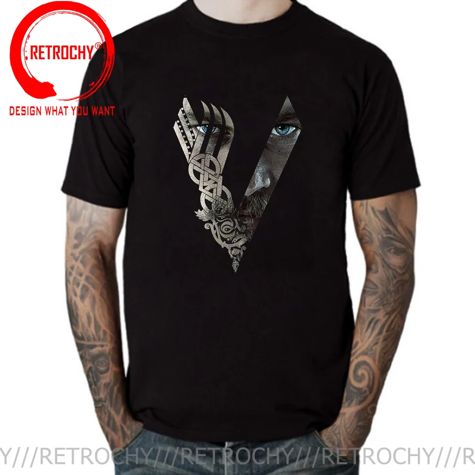 Vintage See You In Valhalla Thor Vikings Ragnar Rising Walhalla Wodan Valknut Odin T-Shirt Uomo Viking Raven T Shirt Uomo Tee Top