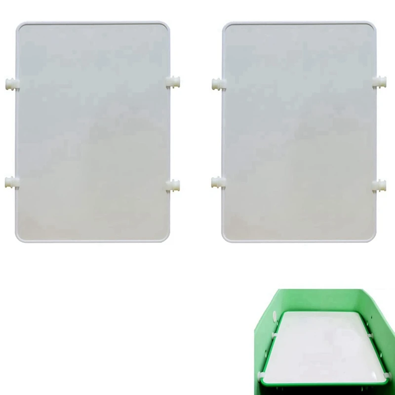 

2Pcs Portable Dividing Tray For Bogg Bag Divider Tray Beach Bag Accessories White