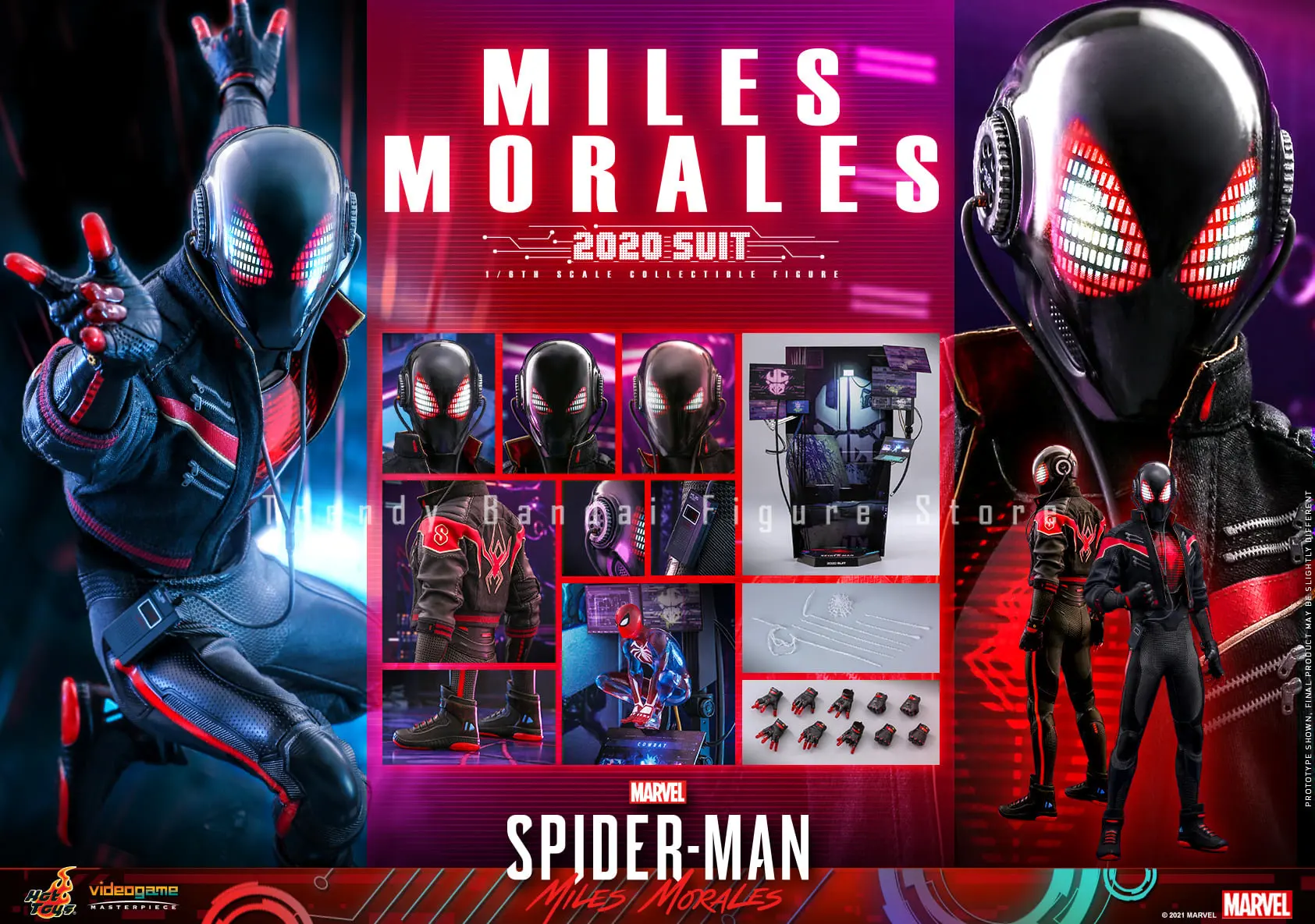 

В наличии Оригинальные игрушки HotToys 1/6 VGM49 Marvel Человек-паук Майлс Моралес 2020, Коллекционная модель костюма, экшн-фигурка S.H. Технические подарки