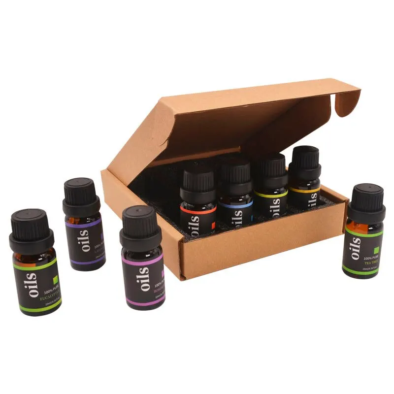 MELAO Essential Oils Top 8 Gift Set Pure Essential Oils for Diffuser  Humidifier Massage Aromatherapy Skin Hair Care