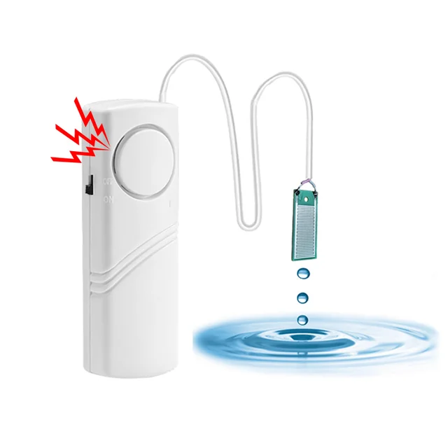 Home Water Leak Sensor Sound Alarm independent Leak Leakage Detector Water Level Flood Overflow Warning Detection Security Alarm 1