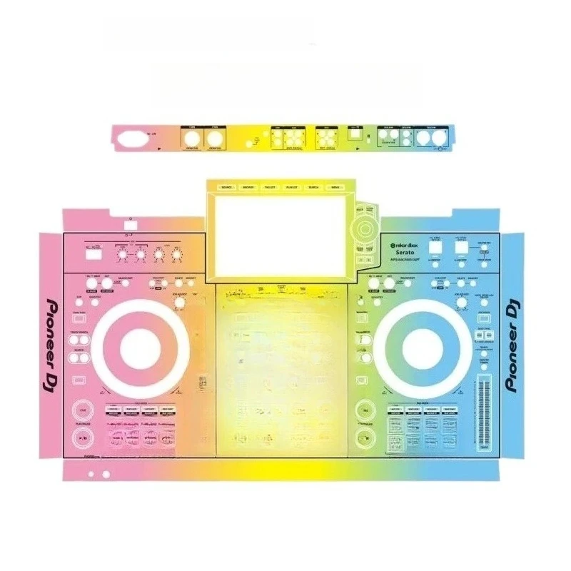 맞춤형 파이오니어 DDJGRV6 DDJ800 SX SX2 SX3 FLX4 400 REV7 SR 패널 보호 필름
