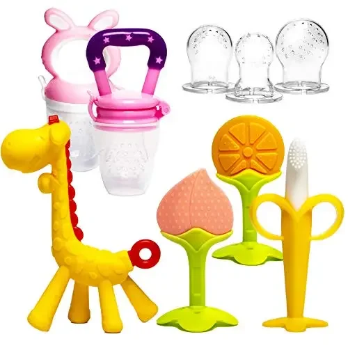 0-6 Months Sucking Needs Babies teether Baby Bottle Infant Teething Toys Kids Pain Relief Perfect Grab Shower New Born Gift
