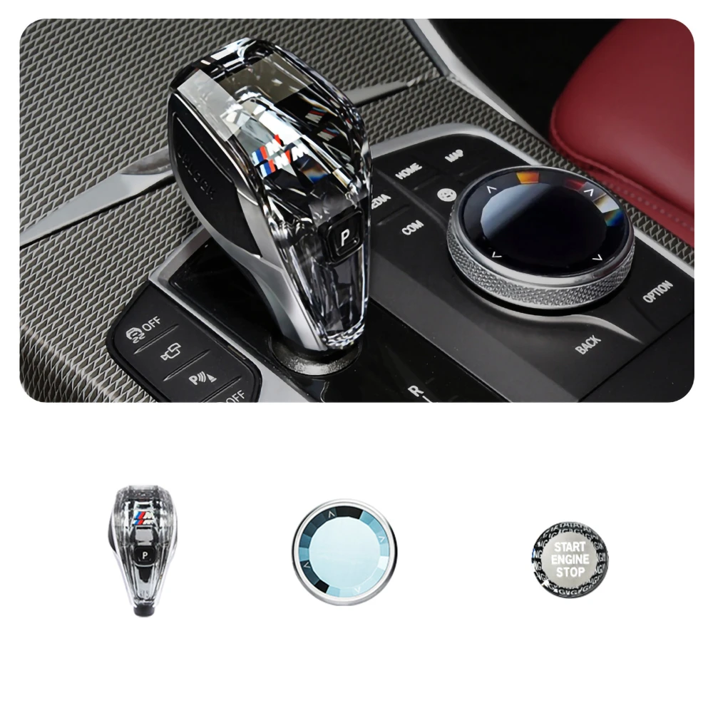 Crystal Shift Knob For Bmw F20 F22 F30 F31 F32 F10 F11 F12 F01 F25 F26