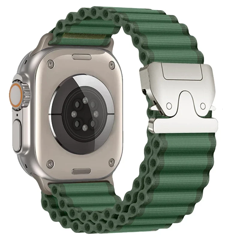 ตัวเลือกสินค้า สายนาฬิกาไนลอนยืดหยุ่น สำหรับ Apple Watch ทุกรุ่น
