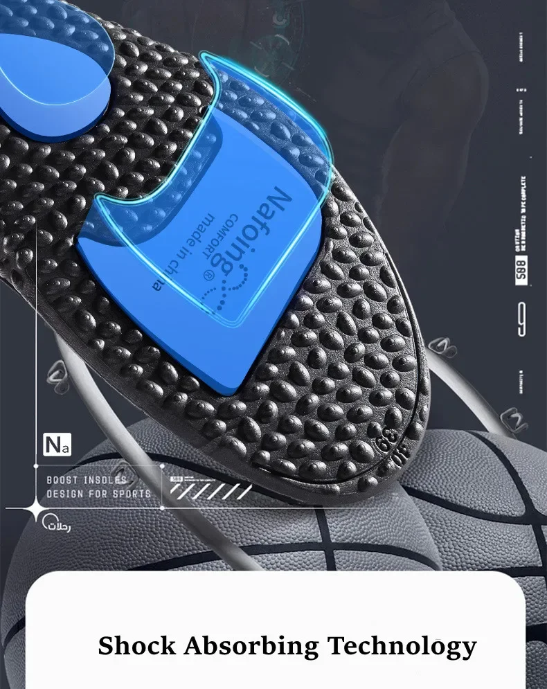1 Paar atmungsaktive PU-Einlegesohlen aus Memory-Schaum, orthopädische Fersenpolster zur Erhöhung der Höhe für Sport-Laufschuhe, Fußpflege – Detail 9
