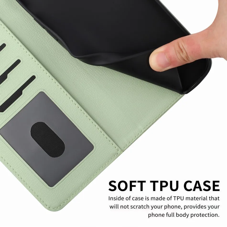 Luxury Book Flip Stand Wallet Cover - Stylish Protective Phone Case