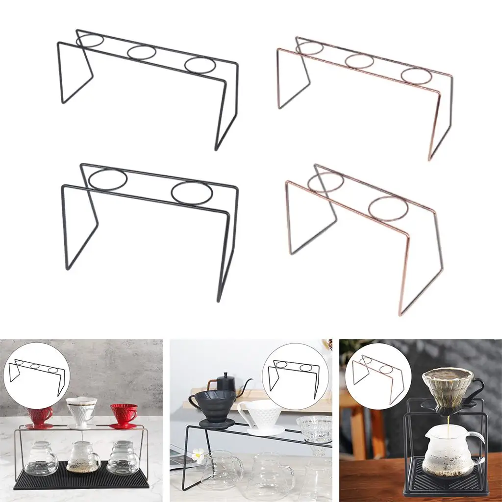 Stainless Steel Coffee Dripper Stand Drip Cup Bracket for Restaurant Home