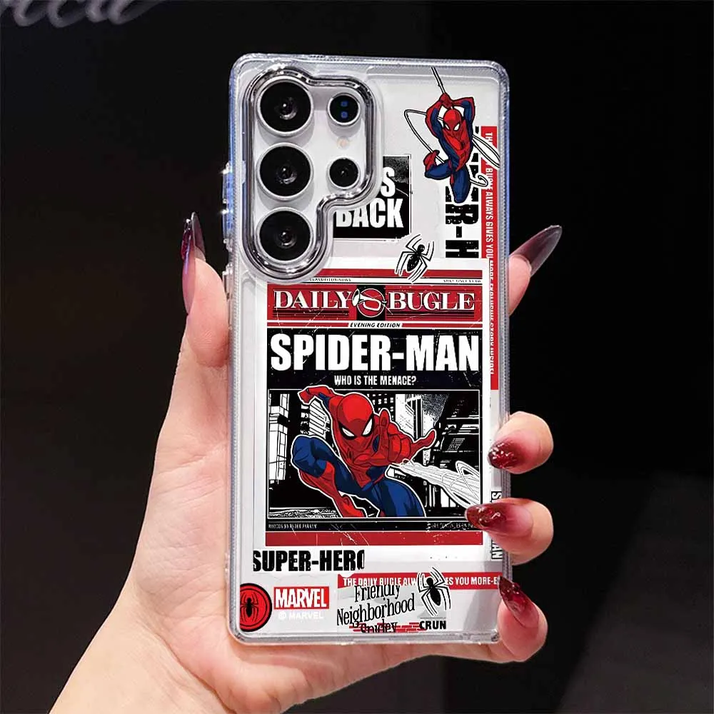 Spider-Man Anime Transparent Soft Phone Case