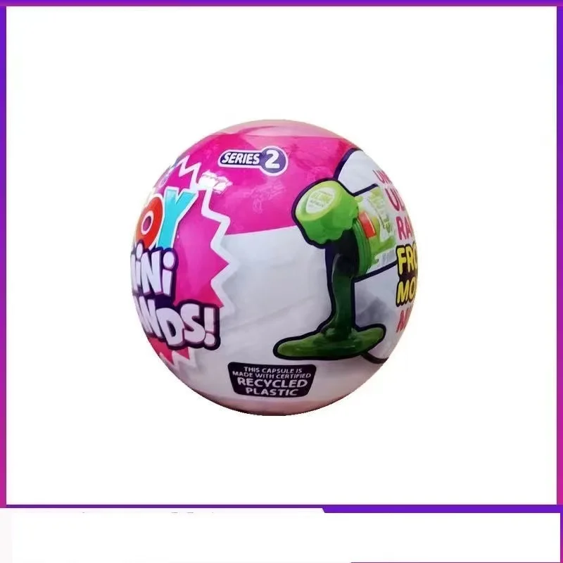 5 Surprise ball Mini Brands mini toy white red blue Mystery Capsule Real Miniature Brands Collectible Toy PVC Surprise Egg Gifts 3