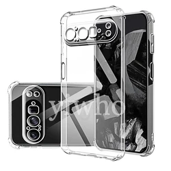 Crystal Clear Protective Back Cover - Premium Soft TPU Transparent Phone Case for Google 6 Pro (Clear)