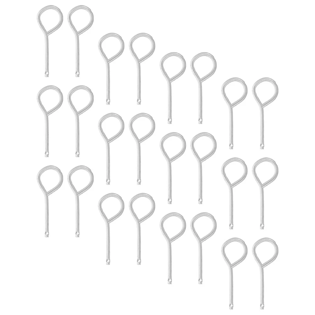50 Pcs Fire Extinguisher Latch Set Lock Pin Equipment Pull Pins for Stainless Steel Parts
