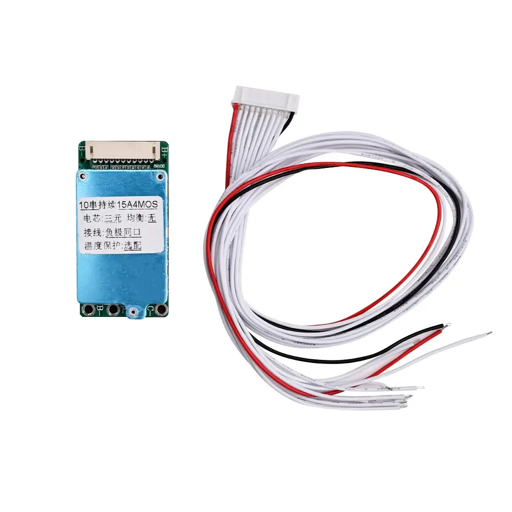 Bms 10s 36v 15a Li-ion Lipolymer 18650 Battery Charge Board