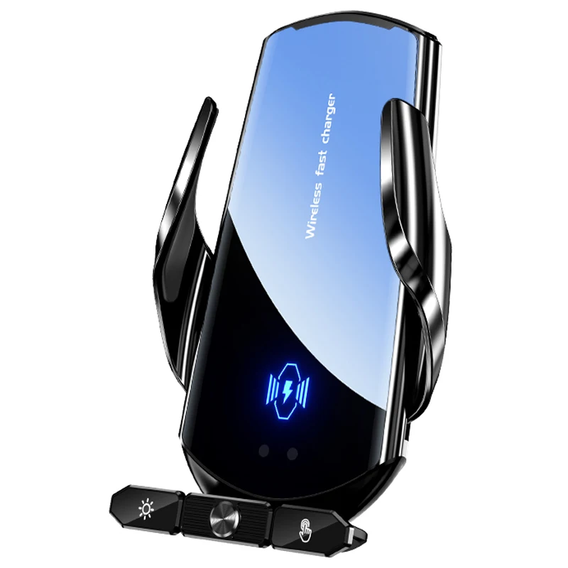 Car Wireless Charger Magnetic Automatic Infrared Induction Fast Charging For iPhone Xiaomi Samsung Car Mount Phone Holder