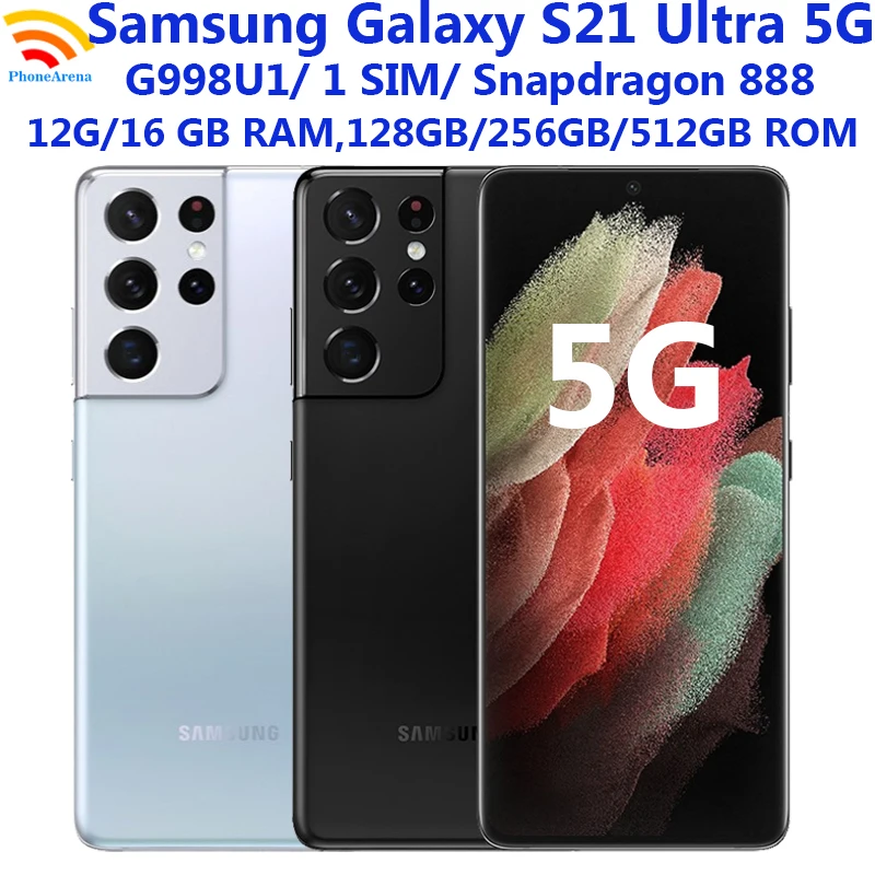 Samsung-Galaxy S21 Ultra 5G Desbloqueado Smartphone, Snapdragon 888 ...