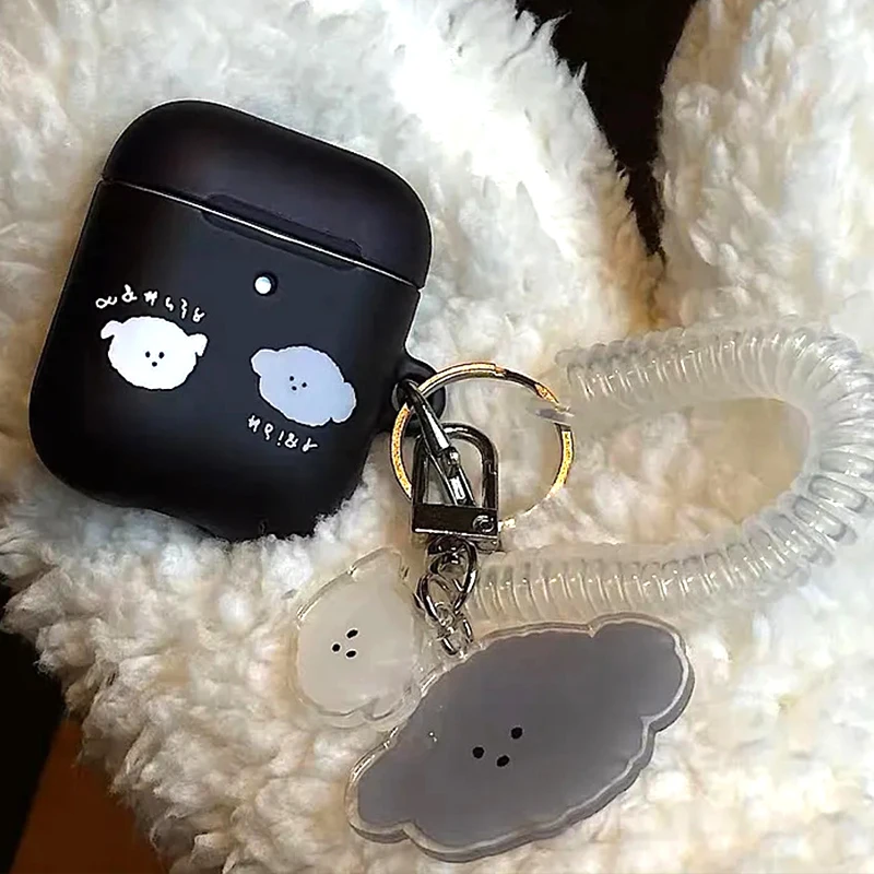 

Cartoon Cute Bear Airpod Case with Keychains for AirPods 1 2 3 Pro 2 AirPod Air Pods Case Airpod Pro Case Airpods Case