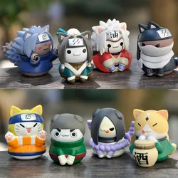 Naruto Anime Character Action Figure Set - 8 - Piece Collectible Ornament Toys - 4.8 - 5.5 cm (8Pcs)