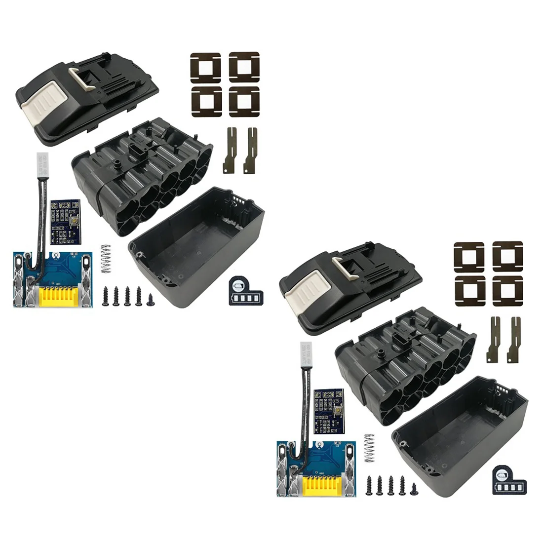 

2 комплекта BL1830 10x21700 Аккумулятор Чехол PCB Защитная печатная плата корпус BL1860 для батареи MAKITA 18V LXT