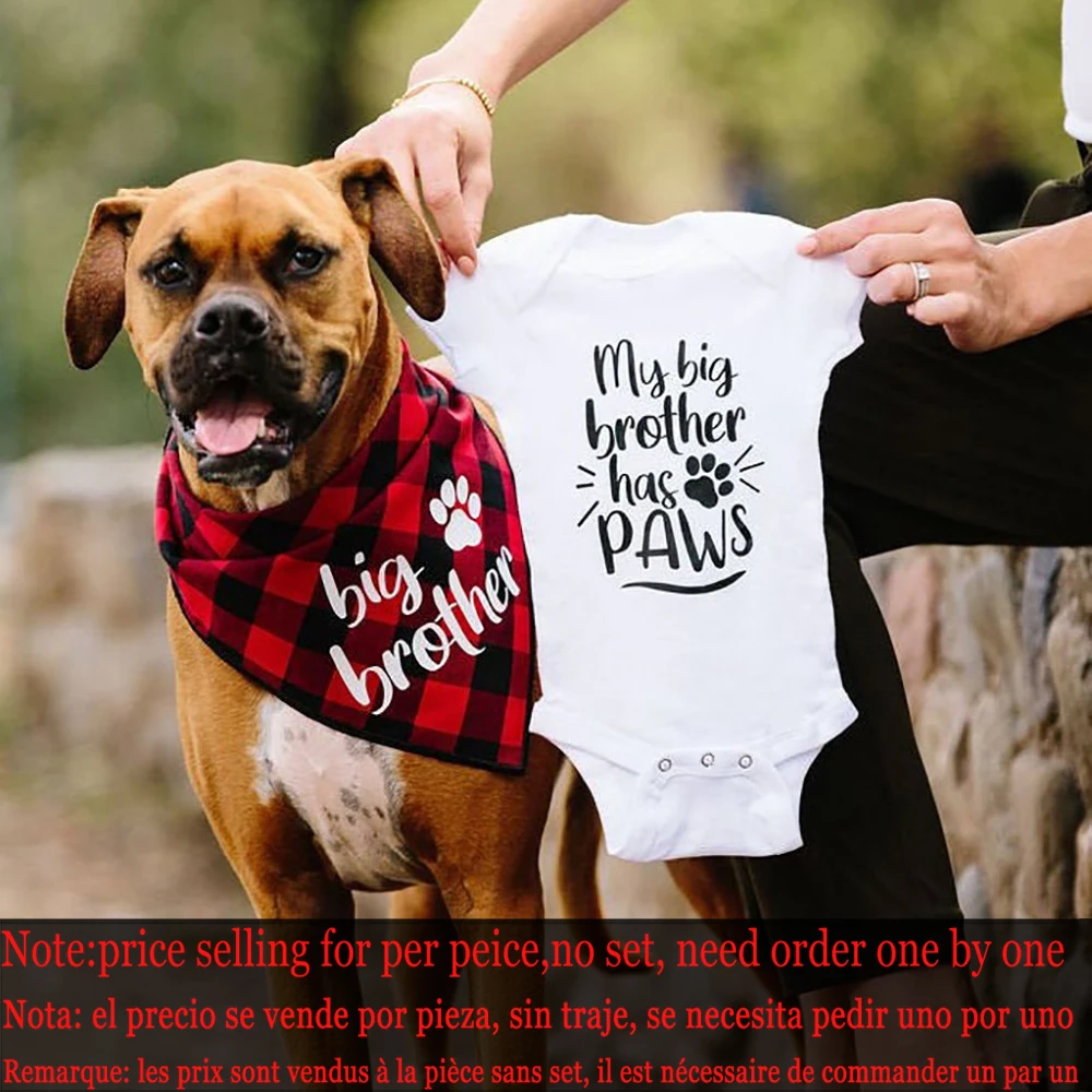 big brother dog handkerchief