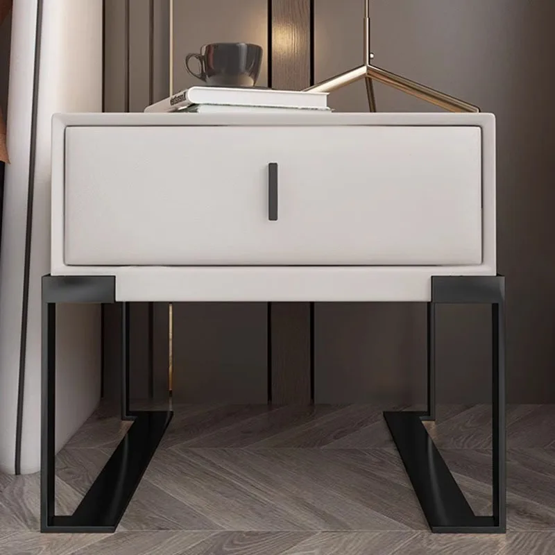 

Square Nightstand Cabinets Modular Dressers Luxury Side Table Bedside Lateral Table De Chevet Blanche Avec Tiroirs Furniture