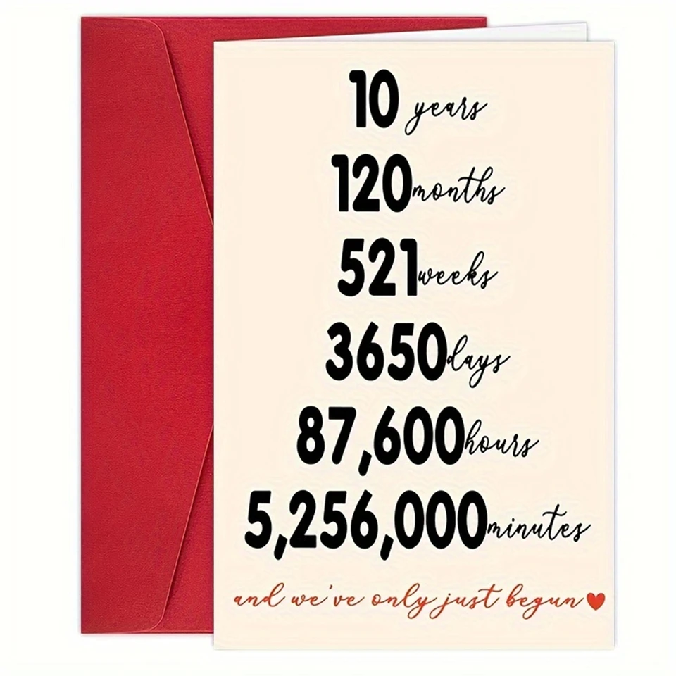 Biglietto di auguri per l'11° anniversario di matrimonio
