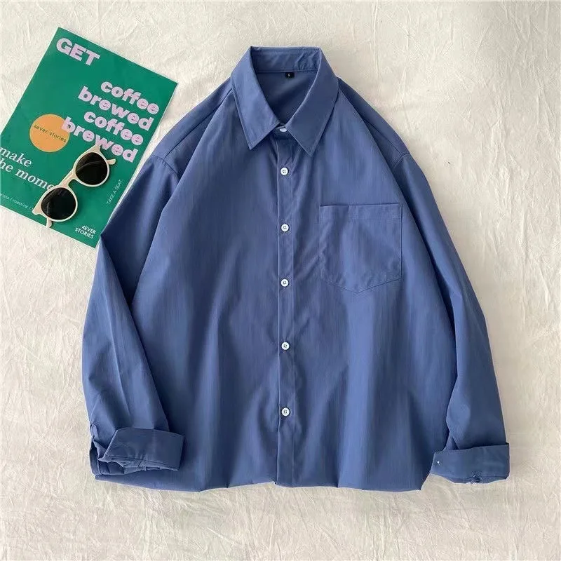 

Solid Casual Loose Shirts For Women 2023 Autumn Vintage Women's Oversized Shirts And Blouses Fashion Elegant Youth Female Tops